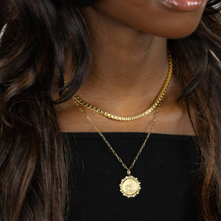 Mini Paperclip Gold Chain