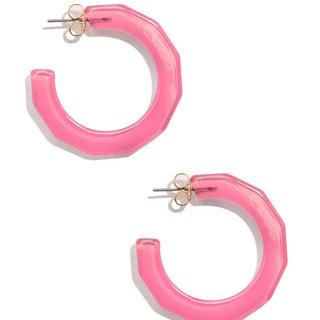 Zenzii Small Textured Hoop Earring