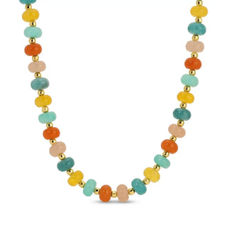 Vibrant Stone Statement Necklace