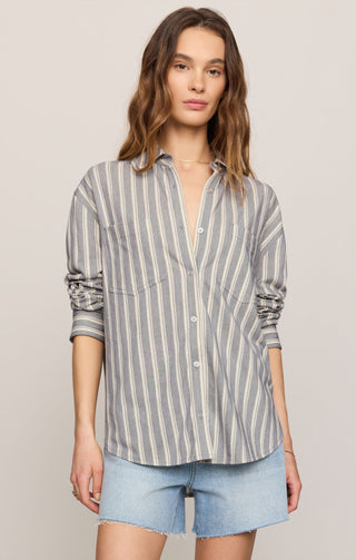 Z Supply Reese Button Up Stripe Top