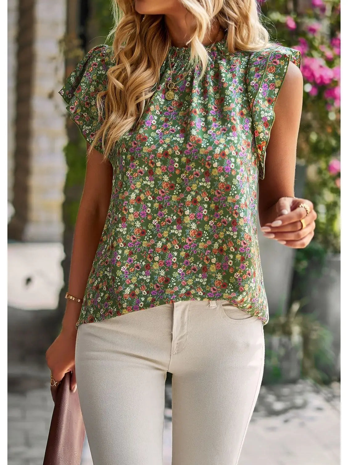 Fall Florals Blouse