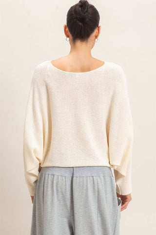 On A Whim Boatneck Sweater