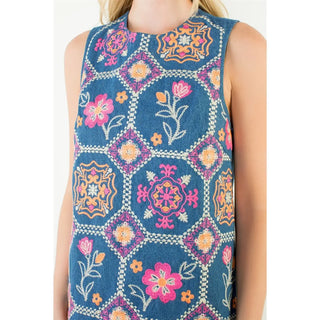 Statement Embroidery Detailed Dress