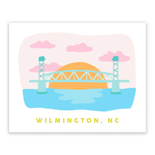 Downtown Wilmington Art Print