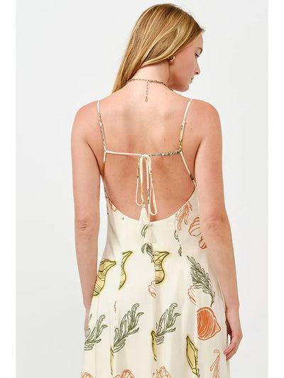 Fall Tropical Maxi Dress