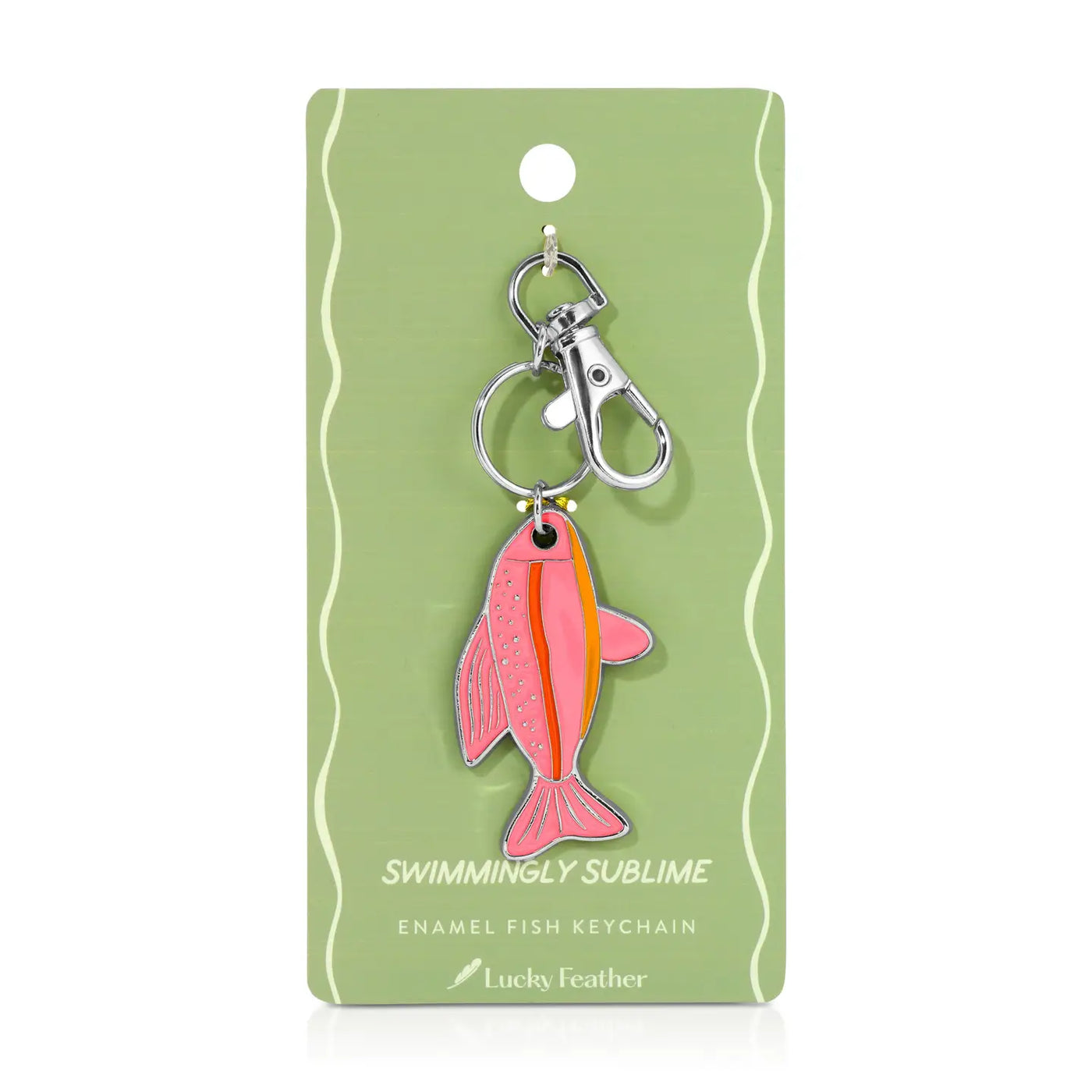 Ocean Life Enamel Keychain