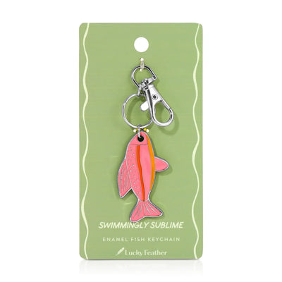 Ocean Life Enamel Keychain