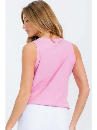 Daisy Ribbed Tank