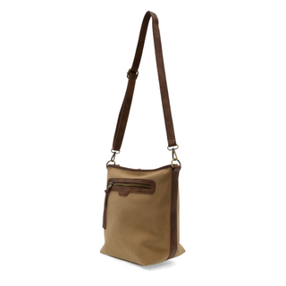 Camel Corduroy Silas Bucket Crossbody