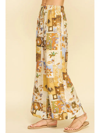 Patchwork Floral Pant