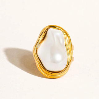 Cameron Pearl Adjustable Ring