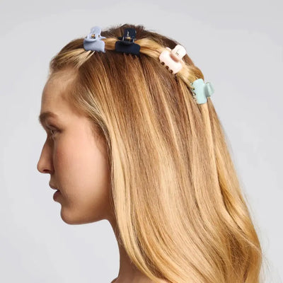 KITSCH Recycled Plastic Mini Cloud Clips 8pc - Garden Bouquet