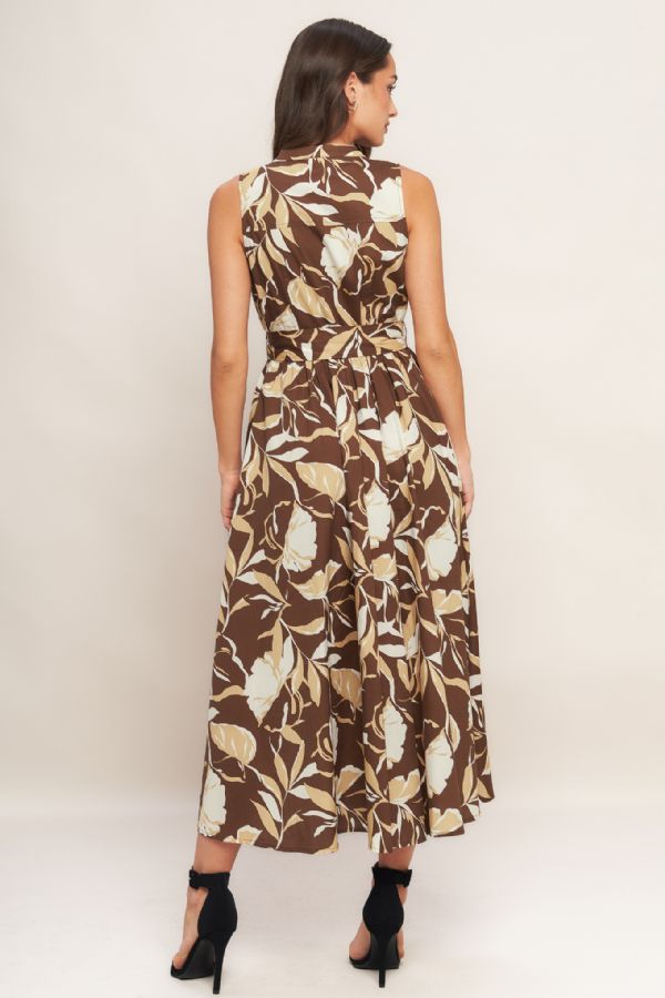 Leaves are Falling Midi Dress