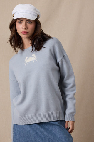 Crabby Drop Shoulder Sweater