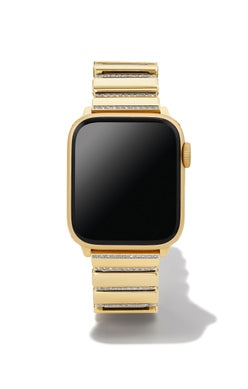 Kendra Scott Gold Tone Leanor Clear Crystal Apple Watch Band