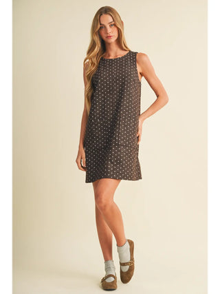 Patch Pocket Mod Polka Dot Dress