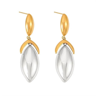 Sahira Gal Two Tone Drop Earring