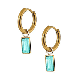 Linny Co Edith Huggie Charm Earrings