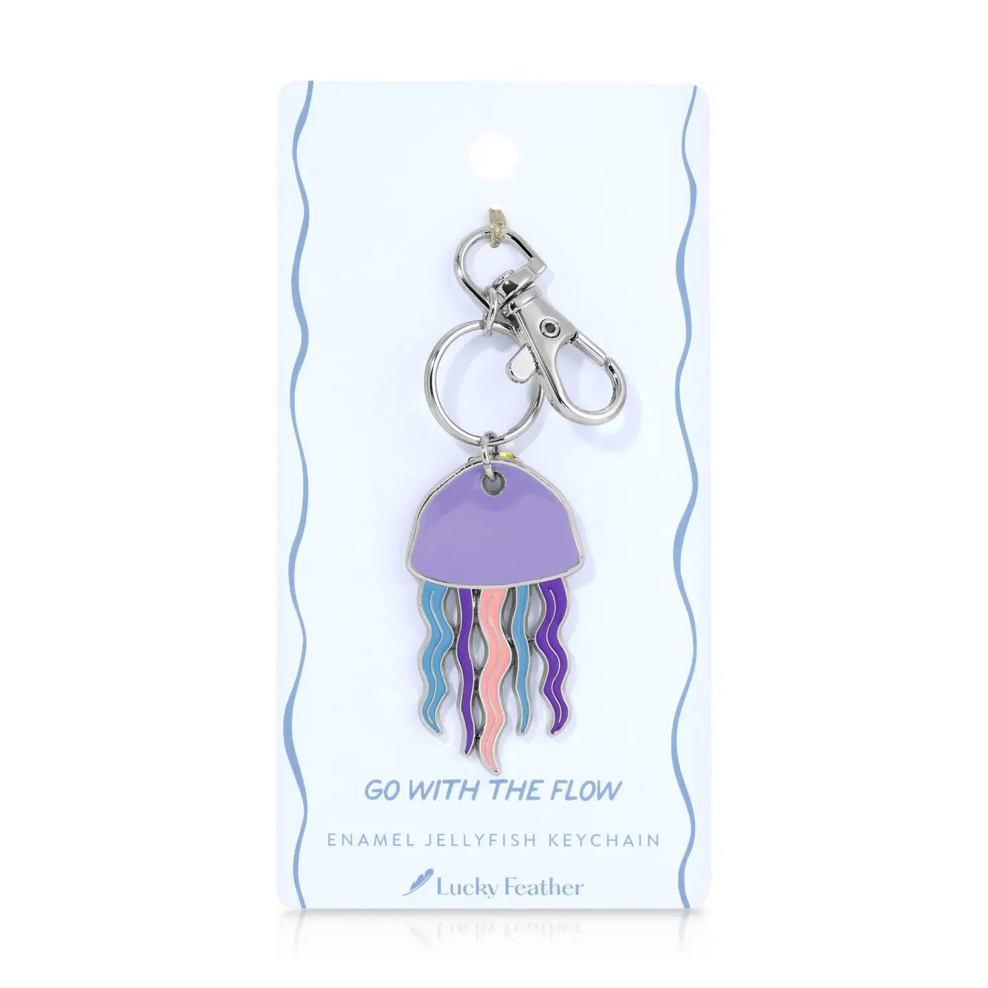 Ocean Life Enamel Keychain