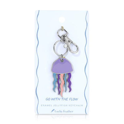 Ocean Life Enamel Keychain