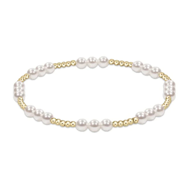 ENewton Joy Pattern 4mm Pearl Bead Bracelet
