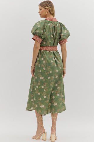 Belted Midi Dress