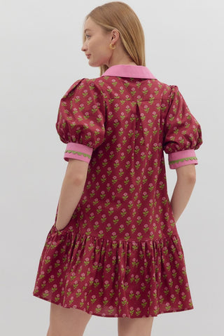 Fashionably Late Mini Dress