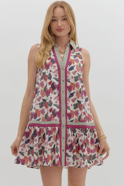 Flirty Fields Mini Dress