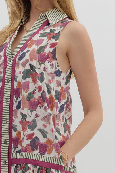 Flirty Fields Mini Dress