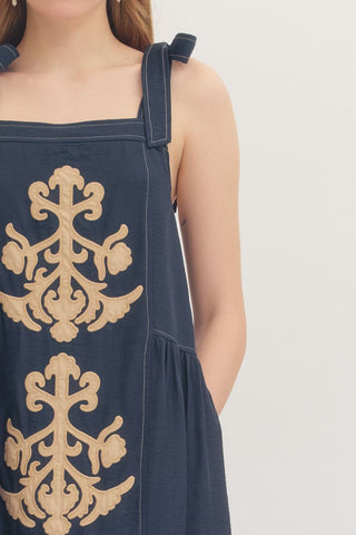 Applique Maxi Dress