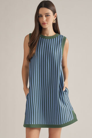 Clara Striped Mini Dress