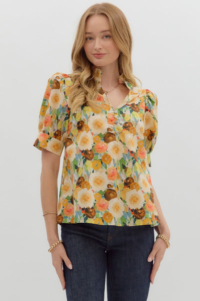 Entro Into the Garden Top