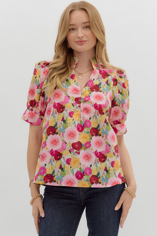 Entro Into the Garden Top