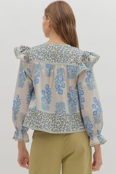 Entro Wild Sage Blouse