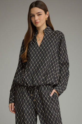 Lyra Split Neck Blouse