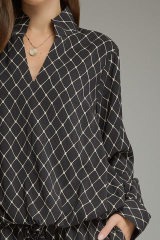 Lyra Split Neck Blouse