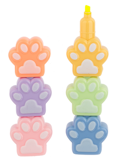 Stackable Paw Highlighters