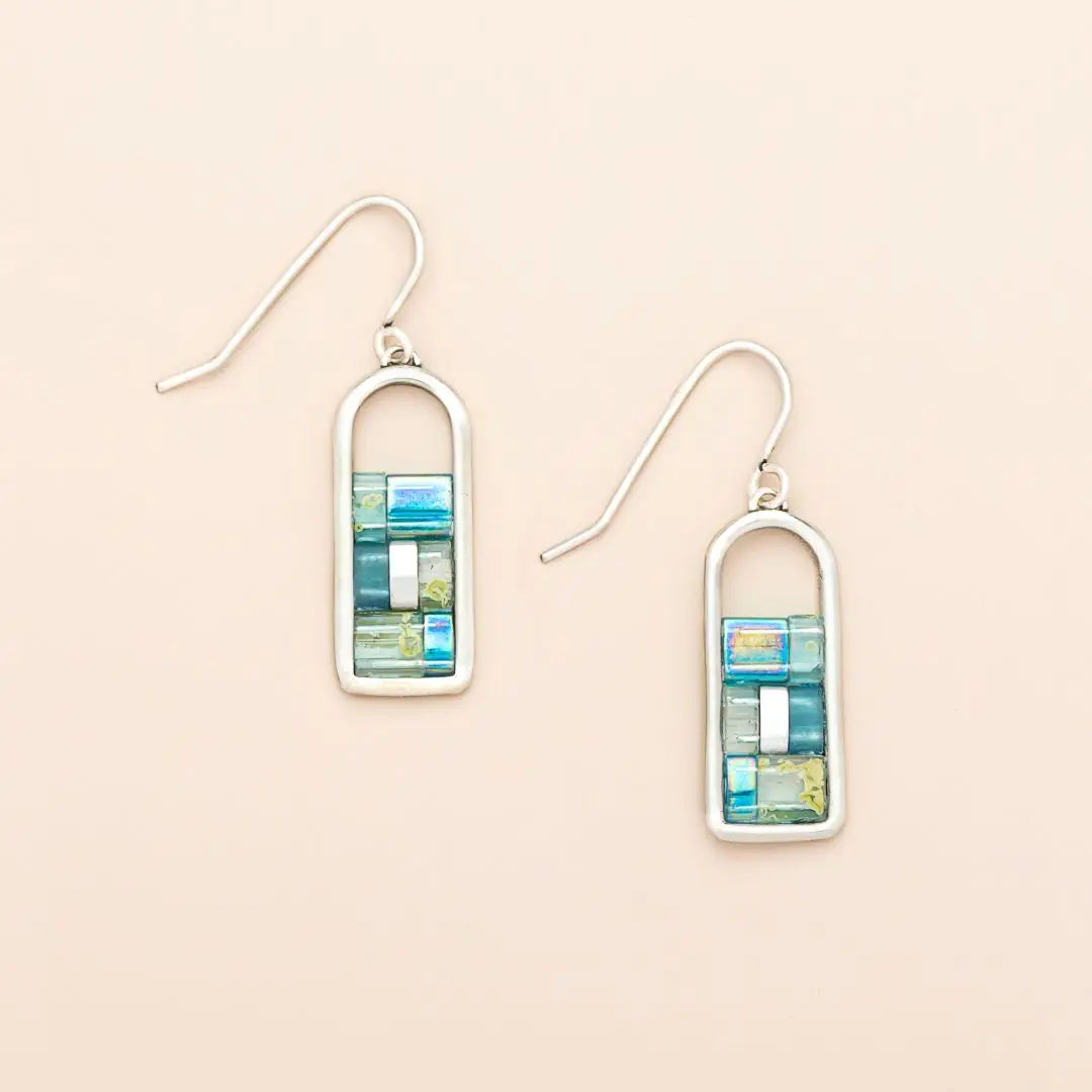 Good Karma Miyuki Frame Earring