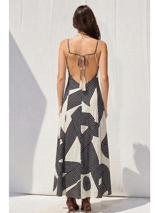 Open Back Maxi Dress