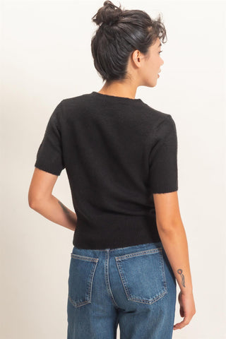 Rosetta Short Sleeve Sweater