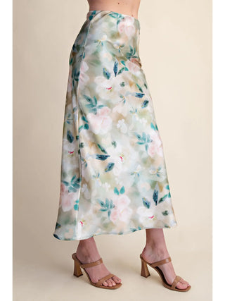 Solstice Floral Midi Skirt