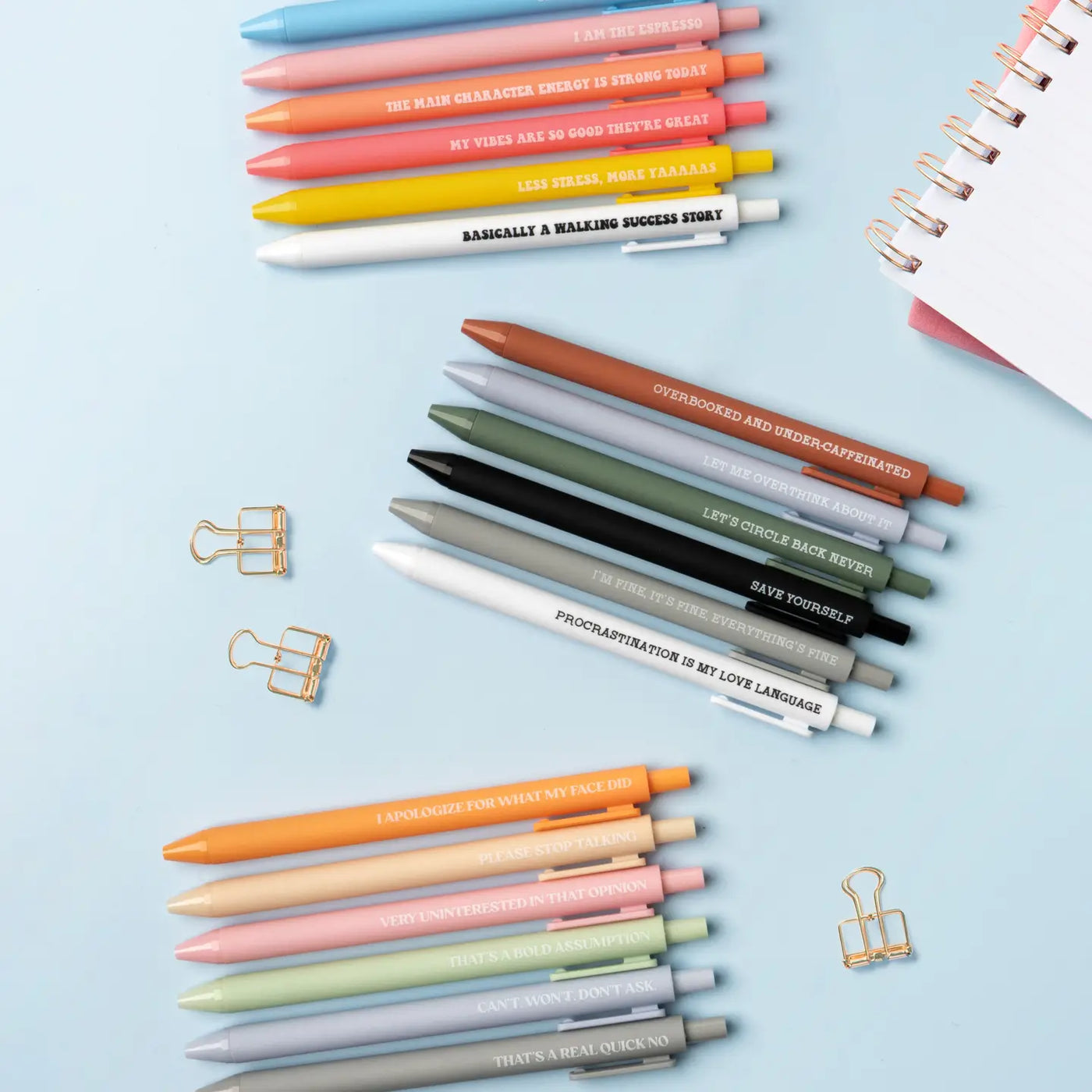 Crush Warmest Regards Quote Pen Set