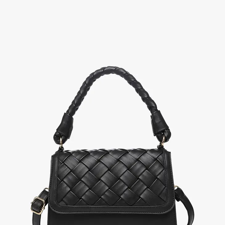 Woven Satchel wtih Braided Handle