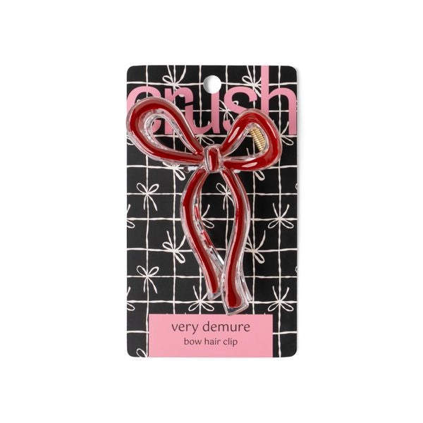 Crush Very Demure Bow Hair Clip