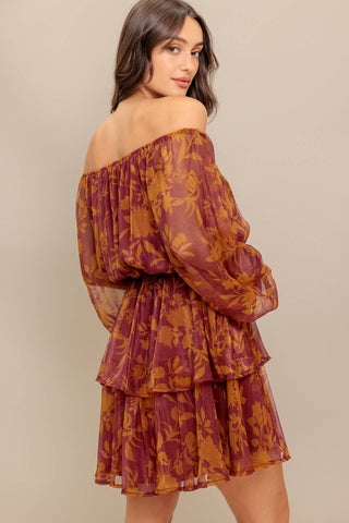 Printed Woven Mini Dress