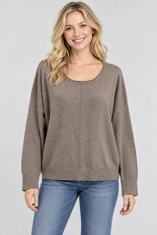 Everyday Ease Center Seam Sweater