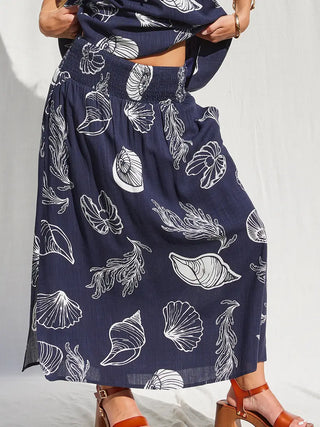 Printed Maxi Skirt