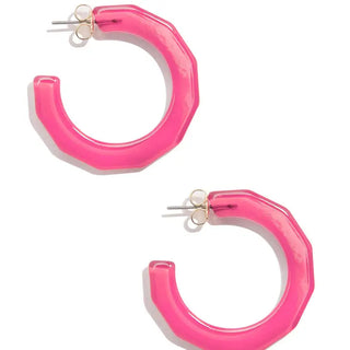 Zenzii Small Textured Hoop Earring