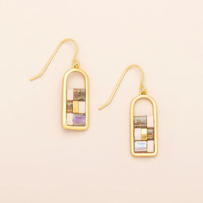 Good Karma Miyuki Frame Earring