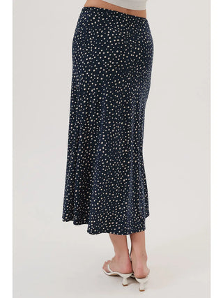 Midnight Dot Midi Skirt
